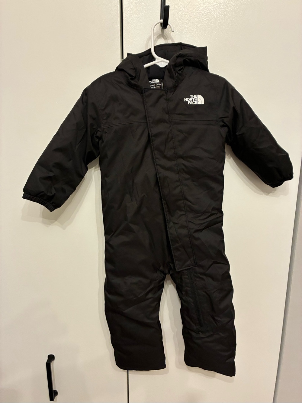The North Face Black Kids Insulated One-Piece Snowsuit